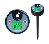 DANOPLUS PAR DLI Mètre 2 en 1 avec enregistrement de données, 400-700 nm PPFD mètre lumière solaire mesure PPFD et enregistrement DLI (lumière quotidienne intégrée) données 5 ans, outil de mesure de