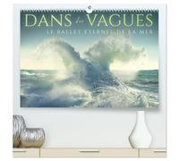 Dans des vagues - Le ballet éternel de la mer (Calendrier mural 2026 DIN A2 vertical) calendrier de bureau: Célébrant la danse intemporelle et captivante des vagues de l'océan.