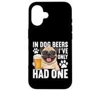 dans Dog Beers, Je n'ai mangé qu'un Seul Carlin Amusant Coque pour iPhone 16