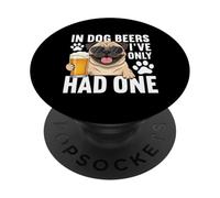 dans Dog Beers, Je n'ai mangé qu'un Seul Carlin Amusant PopSockets PopGrip Adhésif