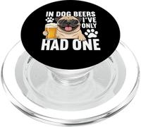 dans Dog Beers, Je n'ai mangé qu'un Seul Carlin Amusant PopSockets PopGrip pour MagSafe