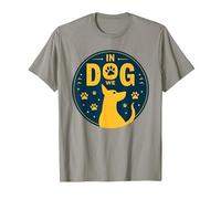 dans Dog We Trust : Amateur d'animaux de Compagnie aux Empreintes de Pattes T-Shirt, Homme, Ardoise, XXL