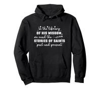 dans la Bibliothèque de Sa Sagesse : Histoires de Saints Sweat à Capuche