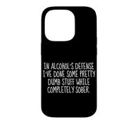 dans la défense des alcools, Faites de Jolies Choses lorsqu'elles sont sobres Coque pour iPhone 14 Pro