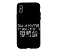 dans la défense des alcools, Faites de Jolies Choses lorsqu'elles sont sobres Coque pour iPhone X/XS