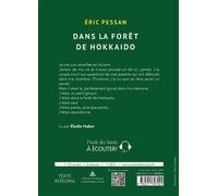Dans la forêt de Hokkaido (audio) 1 CD audio - Eric Pessan - Ecole Des Loisirs - Texte lu (CD) - Textes lus CD