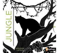 Dans la jungle – Livre noir et blanc qui passe en couleurs pour bébés 6 mois – Nathan