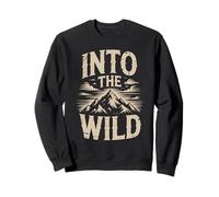 dans la Montagne Sauvage Nature Aventure randonnée Camping Randonneur Sweatshirt