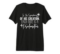 dans la Symphonie de Sa Création, Chaque Note Résonne T-Shirt Haut de Gamme