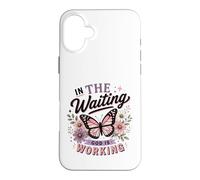 dans l'attente, Dieu agit, Butterfly Faith Coque pour iPhone 16 Plus