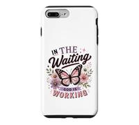 dans l'attente, Dieu agit, Butterfly Faith Coque pour iPhone 7 Plus/8 Plus