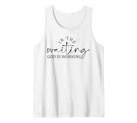 dans l'attente, Dieu chrétien Hommes et Femmes reconnaissants Débardeur