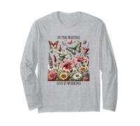 dans l'attente, Dieu Travaille, Floral Vintage, Christian Manche Longue