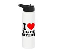 DANS LE CŒUR, TIGEZ DE VIEUX MORCEAUX Stainless Steel Insulated Water Bottle