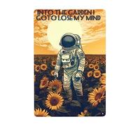 Dans Le Jardin De Tournesols, J'Ai Perdu La Tête Métallique Panneau Vintage Métal Tôle Signe Rétro Affiche Poster Plaque Pour Maison Hôtels Chambre