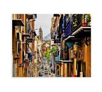 dans Le Labyrinthe pittoresque des ruelles du Vieux Nice de Palerme，Puzzle en Papier 1000 Pieces Adultes Enfants Classique Jeu Cadeau（38x26cm）-AX15