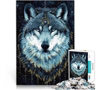 dans Le Loup des ténèbres Puzzle pour Adultes 1000 pièces Jeu éducatif Familial Activités Amusantes à la Maison, Cadeaux d'anniversaire, Cadeaux de Voyage, 38x26cm