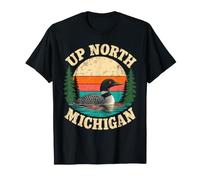 dans Le Nord du Michigan, Une Vie lacustre Vintage T-Shirt