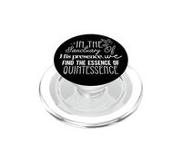 dans Le Sanctuaire de Sa Présence, Nous Trouvons l'Essence PopSockets PopGrip pour MagSafe