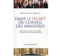 Dans le secret du conseil des ministres