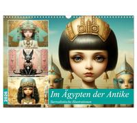Dans l'Égypte antique. Illustrations surréalistes, Version française (Calendrier mural 2026 DIN A3 portrait), Calendrier CALVENDO mensuel