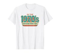 dans Les années 1970, Les Dessins animés étaient Cool Style psychédélique Groovy T-Shirt, Homme, Blanc, XL