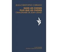 Dans les choses plus que les choses: L'imaginaire de Jean Genet