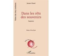 Jacques Clauzel – Dans les rêts des souvenirs : Fragments – Broché (L'Harmattan)