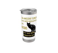 Dans les temps anciens, les chats étaient vénérés comme des dieux Gobelet isotherme en acier inoxydable double paroi