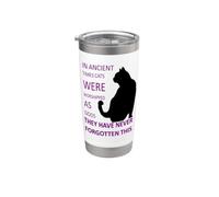 Dans les temps anciens, les chats étaient vénérés comme des dieux v7 Gobelet isotherme en acier inoxydable double paroi