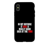 dans ma défense, c'était Une très Bonne idée à l'époque Coque pour iPhone X/XS