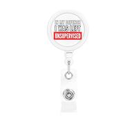 dans ma défense, j'ai été laissé pour porte-badge rétractable non supervisé porte-carte d'identité clip pour infirmière étudiant employé de bureau