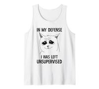 dans ma défense, Je me suis retrouvé Chat drôle sans Surveillance Débardeur