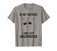 dans ma défense, Je me suis retrouvé Chat drôle sans Surveillance T-Shirt