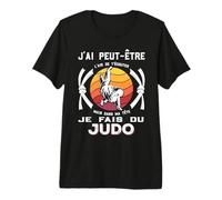 dans Ma Tete Je Fais du Judo Sport Art Martial Homme Cadeau T-Shirt Haut de Gamme