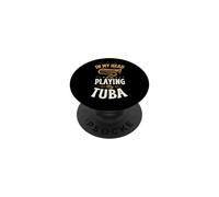 dans ma tête, Je Joue du Tuba PopSockets PopGrip Adhésif