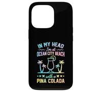 dans ma tête, Je suis à Ocean City Beach avec Une Pina Colada Coque pour iPhone 13 Pro