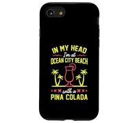dans ma tête, Je suis à Ocean City Beach avec Une Pina Colada Coque pour iPhone SE (2020) / 7/8