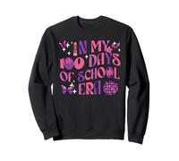 dans Mes 100 Jours d'école, 100e Jour rétro pour Femmes, Filles et Enfants Sweatshirt