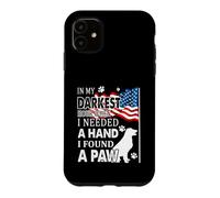 dans Mes Heures Les Plus Sombres, J'Ai attrapé Une Main, J'Ai trouvé Une Patte, Un Chien d'amour Coque pour iPhone 11