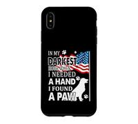 dans Mes Heures Les Plus Sombres, J'Ai attrapé Une Main, J'Ai trouvé Une Patte, Un Chien d'amour Coque pour iPhone XS Max
