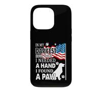 dans Mes Heures Les Plus Sombres, J'Ai attrapé Une Main, J'Ai trouvé Une Patte, Un Chien d'amour Coque pour iPhone 13 Pro