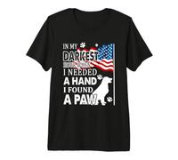 dans Mes Heures Les Plus Sombres, J'Ai attrapé Une Main, J'Ai trouvé Une Patte, Un Chien d'amour T-Shirt Haut de Gamme