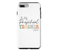 dans Mes Jours préscolaires, Professeur de Retour à l'école Retro Groovy Coque pour iPhone 7 Plus/8 Plus