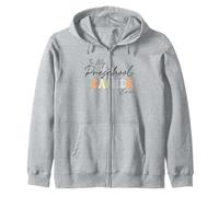 dans Mes Jours préscolaires, Professeur de Retour à l'école Retro Groovy Sweat à Capuche