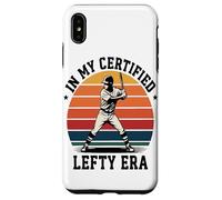 dans Mon époque certifiée gaucher Joueur de Baseball Passion Coque pour iPhone XS Max