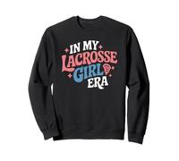 dans Mon Époque Fille de Lacrosse Cool Sweatshirt