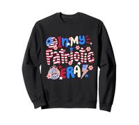 Dans mon ère patriotique American Retro Groovy, les femmes du 4 juillet Sweatshirt