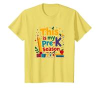 dans Mon ère pré-K : C'est ma Saison pré-K T-Shirt, Enfant, Citron, 4 Ans