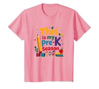 dans Mon ère pré-K : C'est ma Saison pré-K T-Shirt, Enfant, Rose, 6 Ans